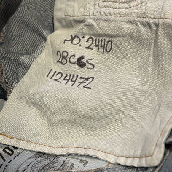 RE/DONE x Levi's The Crawford 28 Medium Blue Mid Rise Reworked Button Fly 31x31 - Picture 11 of 11